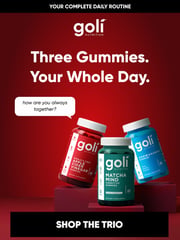 Email Inspiration from Goli Nutrition