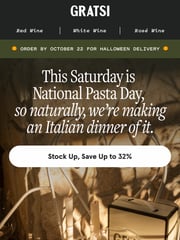 Email Inspiration from Gratsi Wine