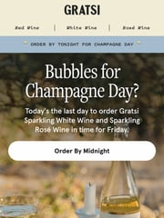 Email Inspiration from Gratsi Wine