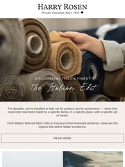 Email Inspiration from Harry Rosen