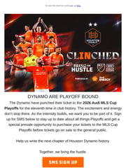 Email Inspiration from Houston Dynamo FC