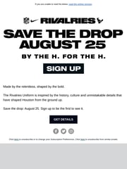 Email Inspiration from Houston Texans