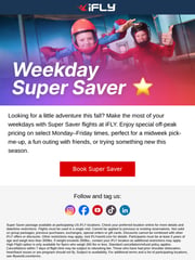 Email Inspiration from iFLY