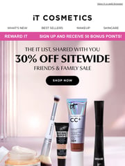 Email Inspiration from IT Cosmetics