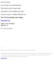 Email Inspiration from Jackson Galaxy