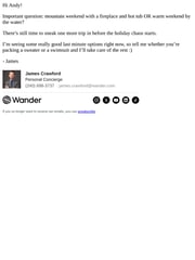 Email Inspiration from James Crawford