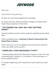 Email Inspiration from JOYMODE