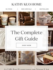 Email Inspiration from Kathy Kuo Home