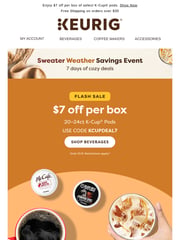 Email Inspiration from Keurig
