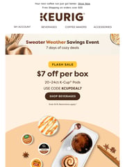 Email Inspiration from Keurig