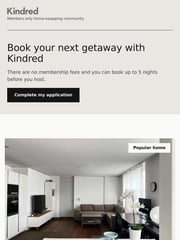 Email Inspiration from Kindred