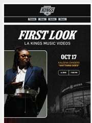 Email Inspiration from LA Kings