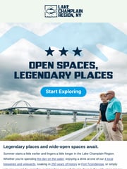 Email Inspiration from Lake Champlain Region ADK