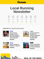 Email Inspiration from Local Run Newsletter
