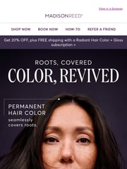 Email Inspiration from Madison Reed