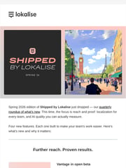 Email Inspiration from Marta, Lokalise