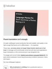 Email Inspiration from Marta, Lokalise