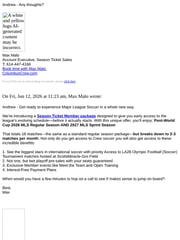 Email Inspiration from Max Malo