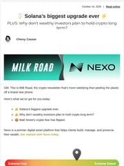 Email Inspiration from Milk Road