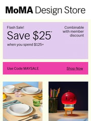 Email Inspiration from MoMA Design Store