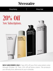 Email Inspiration from Nécessaire
