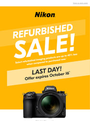 Email Inspiration from Nikon Store
