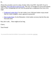 Email Inspiration from NOMAD