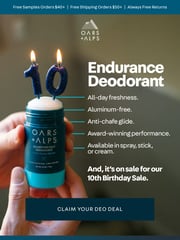 Email Inspiration from Oars + Alps