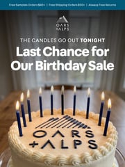 Email Inspiration from Oars + Alps