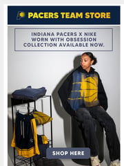 Email Inspiration from Pacers Team Store