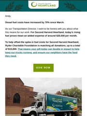 Email Inspiration from Paul Jacobs, Second Harvest Heartland