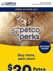 Email Inspiration from Petco Membership