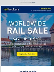 Email Inspiration from Railbookers