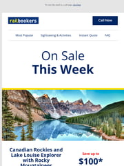 Email Inspiration from Railbookers