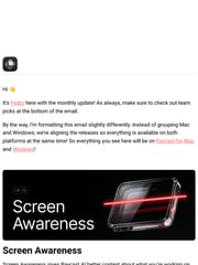 Email Inspiration from Raycast Team
