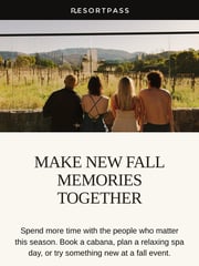 Email Inspiration from ResortPass