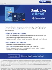 Email Inspiration from Royals.com Partners