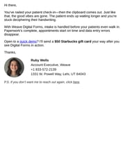 Email Inspiration from Ruby Wells