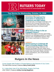 Email Inspiration from Rutgers Today