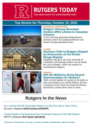 Email Inspiration from Rutgers Today