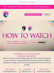 Email Inspiration from San Diego Wave FC
