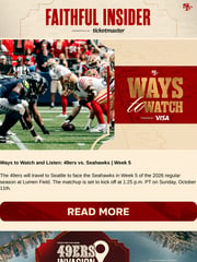 Email Inspiration from San Francisco 49ers