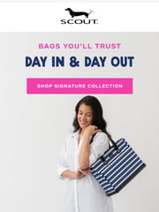 Email Inspiration from SCOUT Bags
