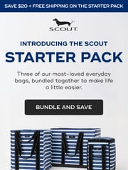 Email Inspiration from SCOUT Bags