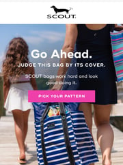 Email Inspiration from SCOUT Bags