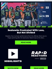 Email Inspiration from Seattle Seahawks
