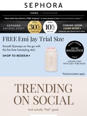 Email Inspiration from Sephora Insider