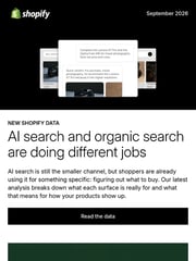 Email Inspiration from Shopify