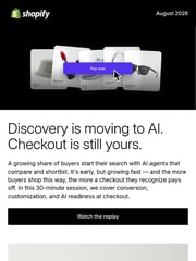Email Inspiration from Shopify