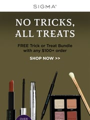 Email Inspiration from Sigma Beauty
